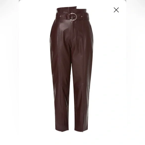 Statement-making faux leather pants by Marissa Webb Collective - Picture 4 of 6